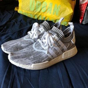 Adidas NMD White Glitch Camo Size 13